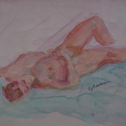 reclining nude